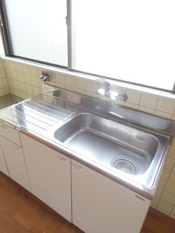 東江ハイツのキッチン|★使いやすそうなシンク★