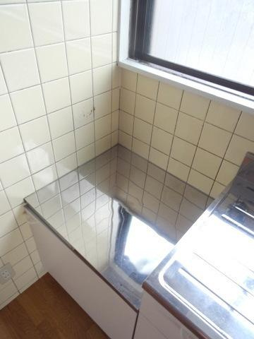 東江ハイツのキッチン|★ガスコンロ設置可★