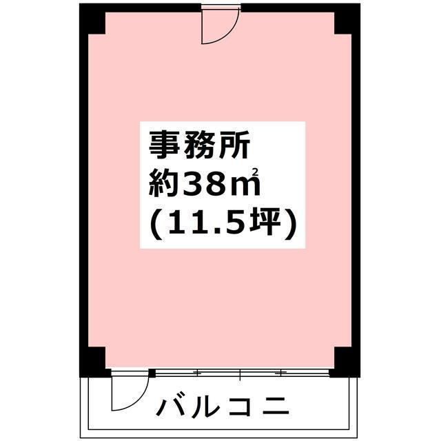 岐阜市鹿島町１丁目の店舗事務所の間取り