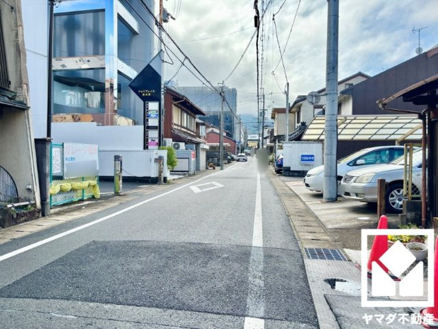 大津市長等３丁目　1期　2号棟の前面道路含む現地写真|10月25日　現地写真更新