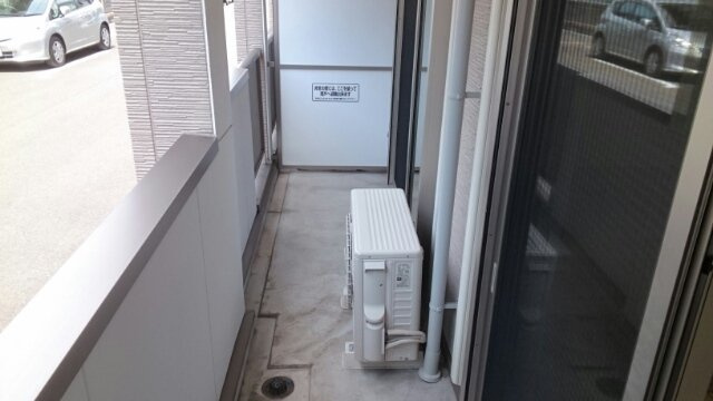 リヴェール栄谷のバルコニー