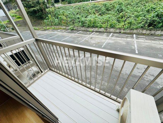 プチメゾン宇都パート2のバルコニー