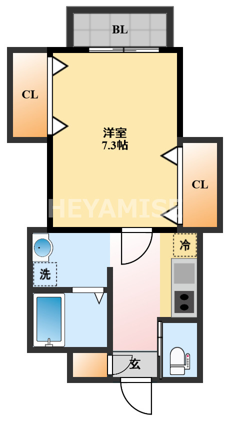 プチメゾン宇都パート2の間取り