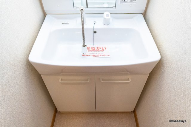 カーサセレノの洗面所|室内洗濯機置き場