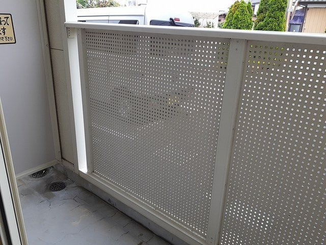 シャトーグリーンⅡのバルコニー