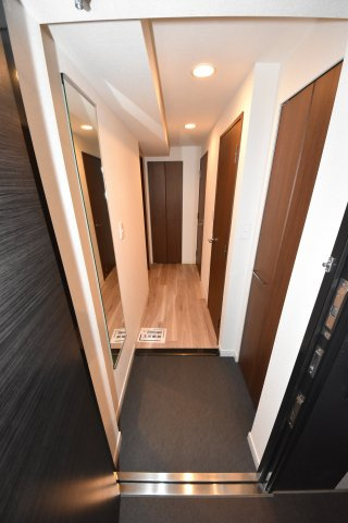 プレサンス阿波座駅前の玄関