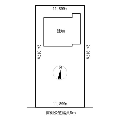 【区画図】 | 北見市清見町７４番地２４　中古売家