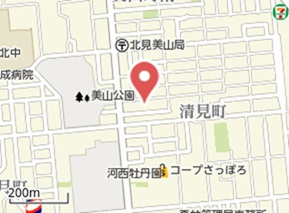 【地図】 | 北見市清見町７４番地２４　中古売家