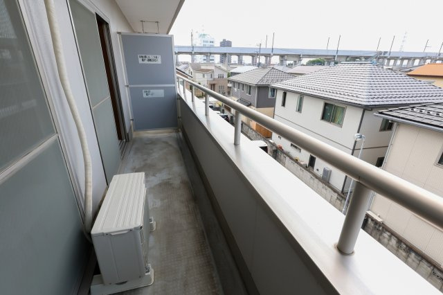 トーヨーハイツのバルコニー