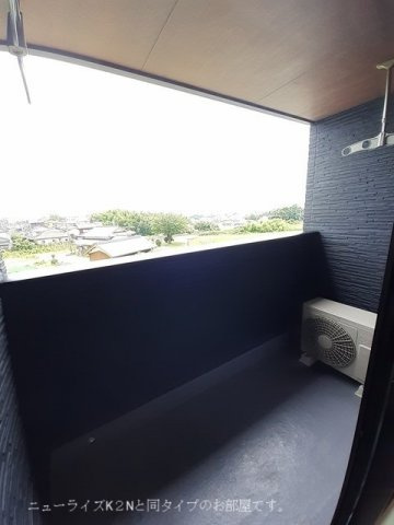 シャン・ド・フルールⅧのバルコニー