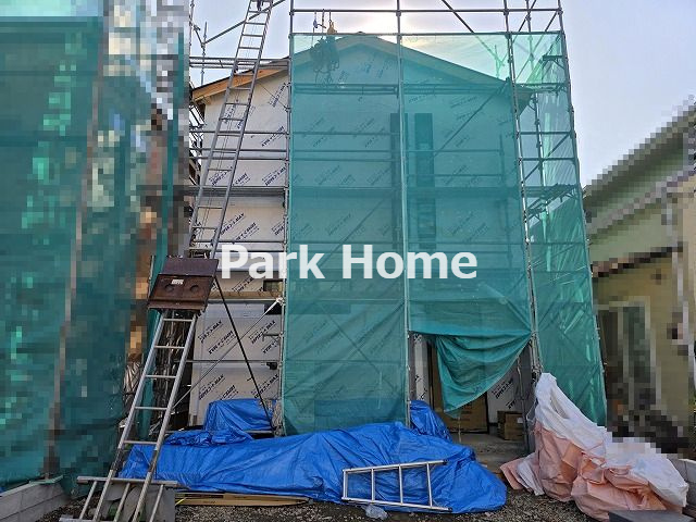 高知市鴨部2丁目 -2棟1号棟- 新築戸建ての外観|2025.10月：建築中