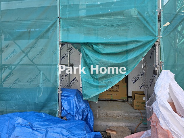 高知市鴨部2丁目 -2棟1号棟- 新築戸建ての外観|2025.10月：建築中