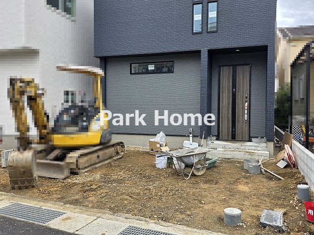 高知市鴨部2丁目 -2棟1号棟- 新築戸建ての駐車場|2025.12月末：建築中