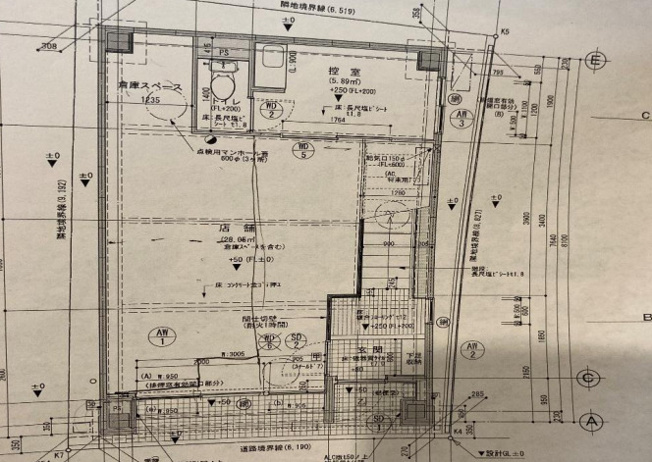 【間取り】 | 目白駅8分 AMビル 1階 10.78坪 サロン居抜き