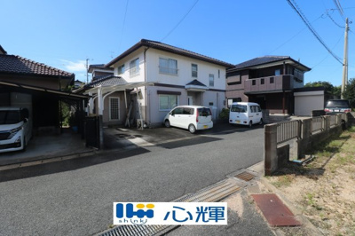 【前面道路含む現地写真】 | 東岐波2階建5LDK（土地60坪）