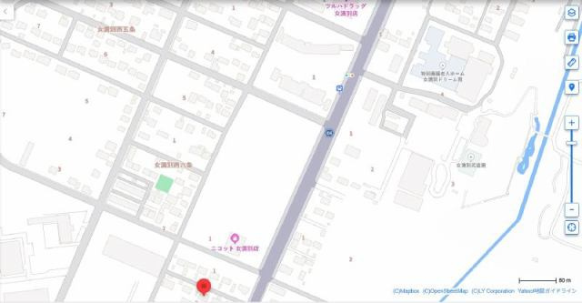 大空町女満別西7条4丁目戸建の地図
