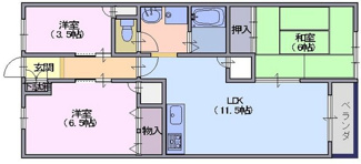 【間取り】 | シャトー三島