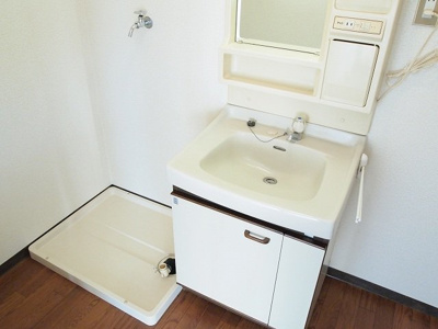 【洗面所】 | 乙木ハイツB | 洗面台