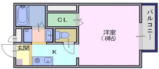 【間取り】 | アイビー24　C棟