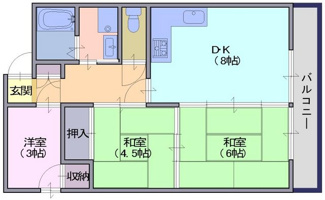 【間取り】 | シャトー天理