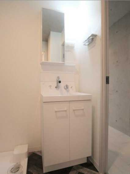 レオリオ　　築浅　浴室乾燥機　ネット無料の洗面所