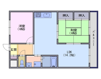 【間取り】 | 通眞ヨシエプラザ