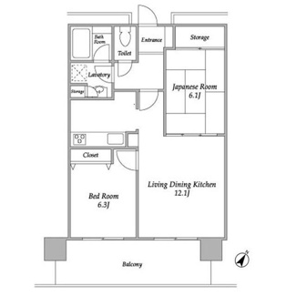 【間取り】 | プラザタワー勝どき