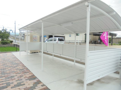 【その他共用部分】 | コルツ・駅家 | 屋根付き駐輪場