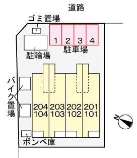 アイビーハウスの区画図