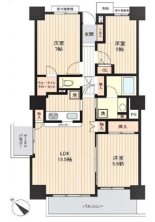 【間取り】 | グラシスタワー所沢 | グラシスタワー所沢