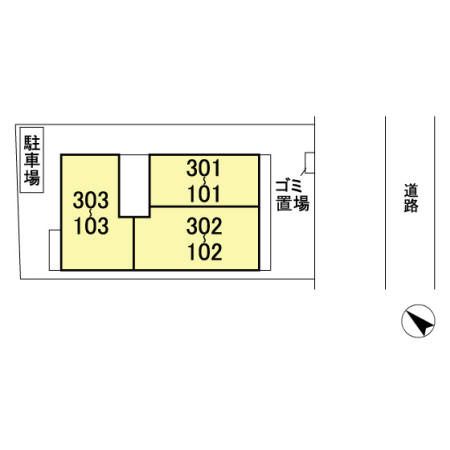 ベルエキップの区画図