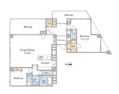★仲介手数料無料★カルム赤坂（事務所利用可能　最上階角住戸）の画像