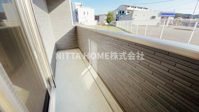 アンジュヴェールⅡのバルコニー|南向きで日当たり良好なバルコニーです◇