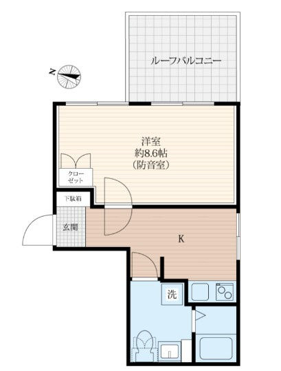 Liberte板橋本町の間取り