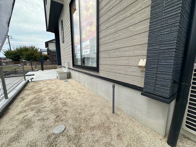 【新築戸建】　いわき市泉もえぎ台3期の庭|1号棟モデルハウス