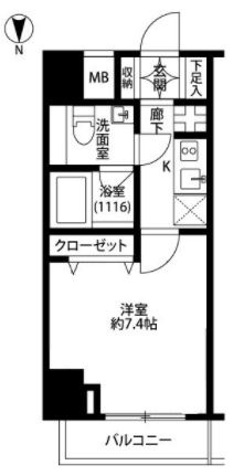 プレール・ドゥーク木場駅前の間取り
