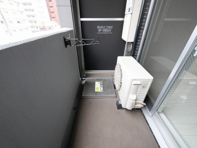 レオンコンフォート難波ノワールのバルコニー