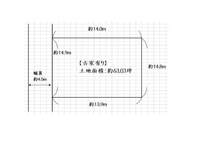 宝塚市中山桜台４丁目の売地の土地図