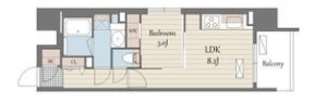 S-RESIDENCE天満橋arの間取り