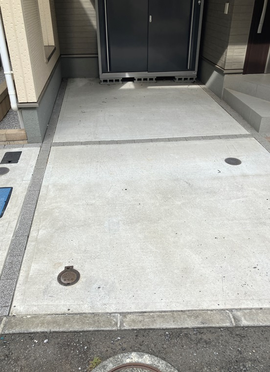 上池袋戸建の駐車場