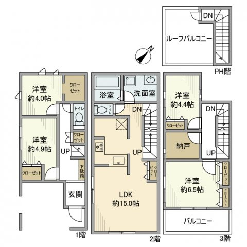 上池袋戸建の間取り