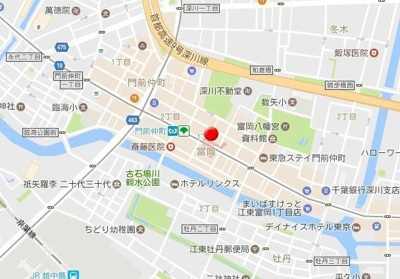 【地図】 | 門前仲町レジデンス壱番館