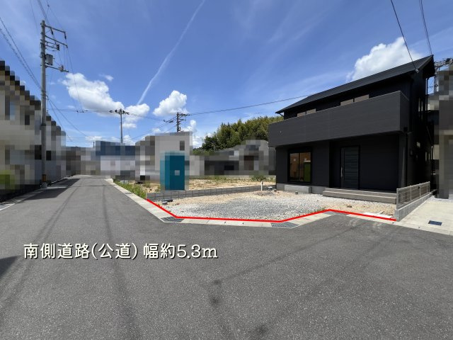 【前面道路含む現地写真】 | 高知市薊野東町/４号地