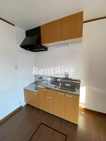 ハイツヤマザキBのエントランス