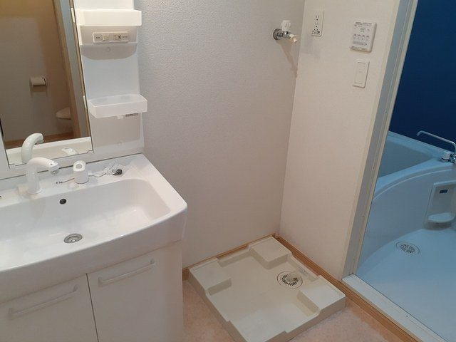 レジデンスイナリＡの洗面所