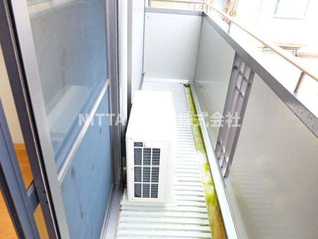 ラフォーレ柏原のバルコニー|バルコニー付き!(^^)!