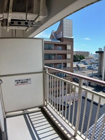 サンハウス志家のバルコニー