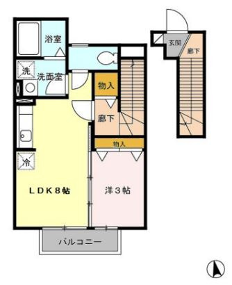 プログレッソBの間取り