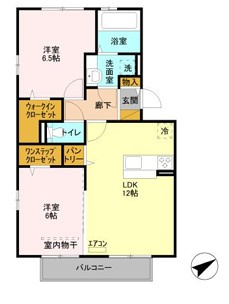 アプリシエイトの間取り