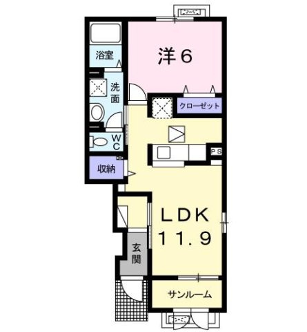 サニー・クラウンⅡの間取り